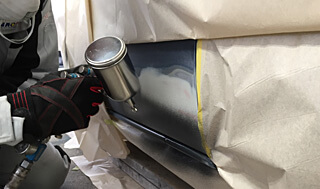 プライマーサーフェイサー塗布