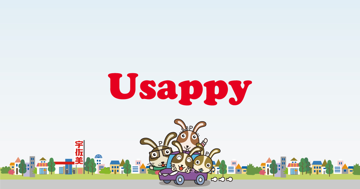 宇佐美公式キャラクター「うさっぴぃ」の紹介｜Usappy公式サイト