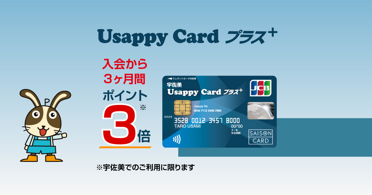 Usappy Card プラス+ ｜Usappy公式サイト