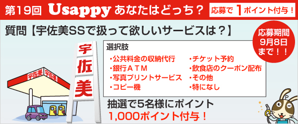 【宇佐美SSで扱って欲しいサービスは？】？
