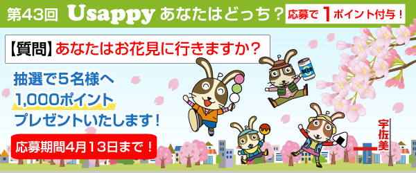 あなたはお花見に行きますか？？