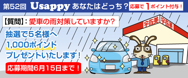愛車の雨対策していますか？？