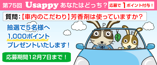 【車内のこだわり】芳香剤は使っていますか？？