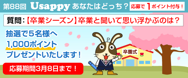 【卒業シーズン】卒業と聞いて思い浮かぶのは？？