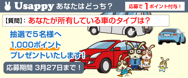 あなたが所有している車のタイプは？？