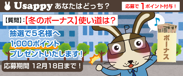 【冬のボーナス】使い道は？？