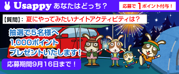 夏にやってみたいナイトアクティビティは？？