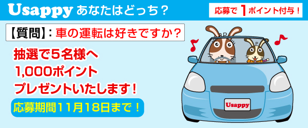 車の運転は好きですか？？
