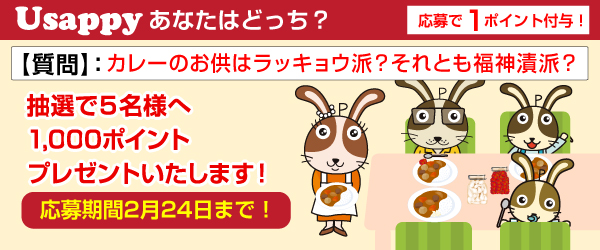 カレーのお供はラッキョウ派？それとも福神漬派？？