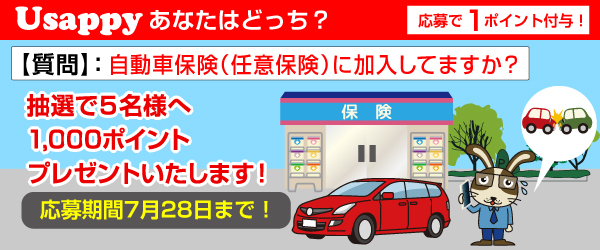 自動車保険（任意保険）に加入してますか？？
