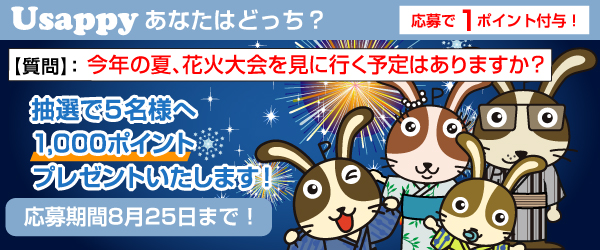 今年の夏、花火大会を見に行く予定はありますか？？