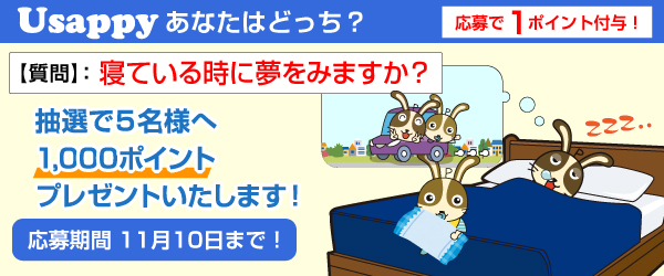 寝ている時に夢をみますか？？