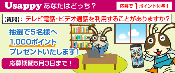 テレビ電話・ビデオ通話を利用することがありますか？？