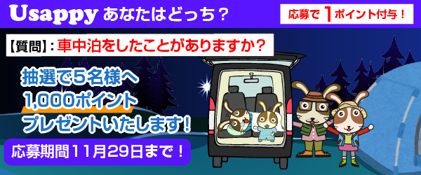 車中泊をしたことがありますか？？