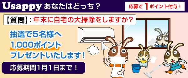 年末に自宅の大掃除をしますか？？