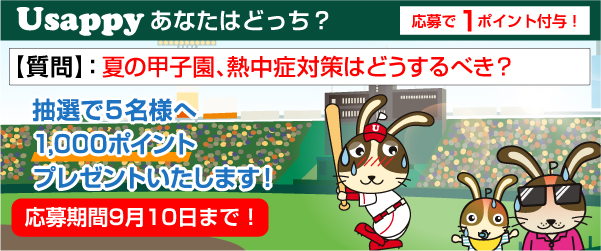 夏の甲子園、熱中症対策はどうするべき？？