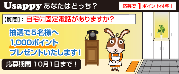 自宅に固定電話がありますか？？