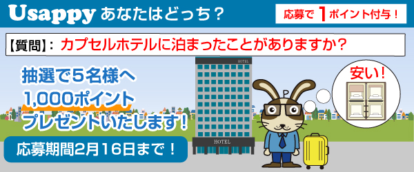 カプセルホテルに泊まったことがありますか？？