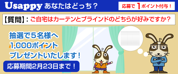 ご自宅はカーテンとブラインドのどちらが好みですか？？